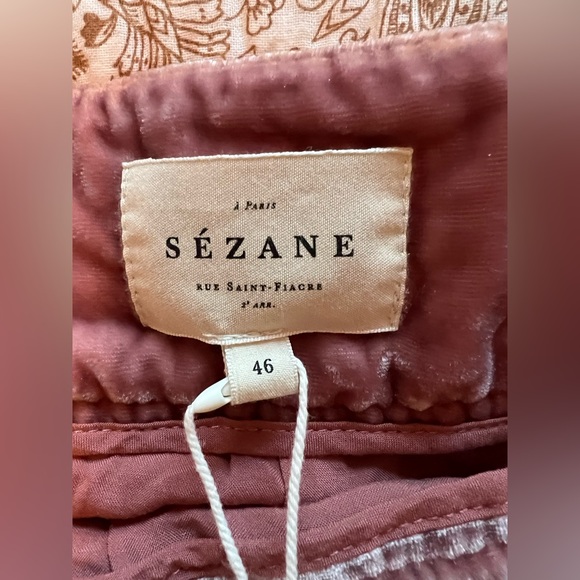 Sézane Baptiste trousers in velvet - Picture 6 of 6